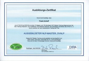 Ausbildung NLP-Master, DVNLP 