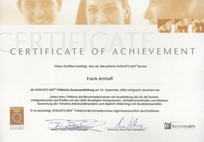 INSIGHTS-MDI® TriMetrix-Zusatzausbildung 
