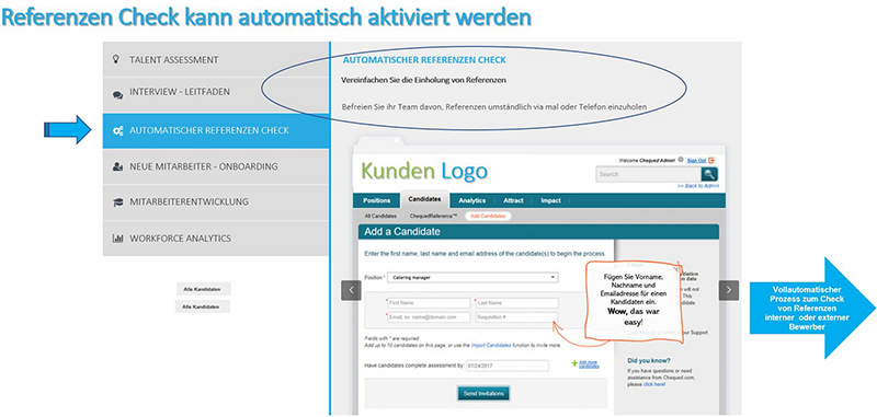 Referenzencheck kann automatisch aktiviert werden