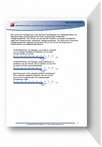 Aufbau EQ-Bericht